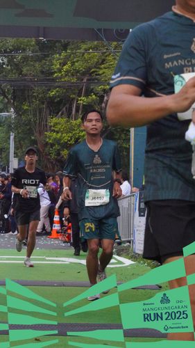 Race photo from Mangkunegaran Run 2025