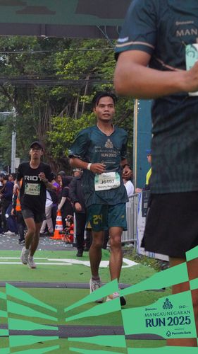 Race photo from Mangkunegaran Run 2025