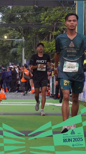 Race photo from Mangkunegaran Run 2025