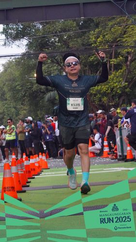 Race photo from Mangkunegaran Run 2025