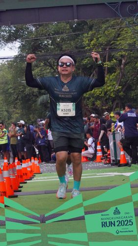 Race photo from Mangkunegaran Run 2025