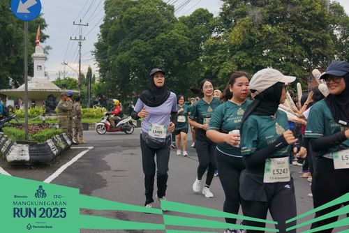 Race photo from Mangkunegaran Run 2025