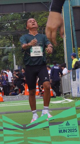 Race photo from Mangkunegaran Run 2025