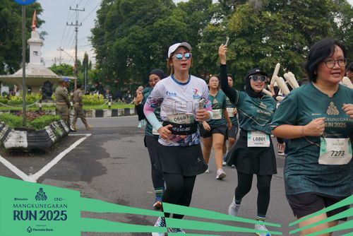 Race photo from Mangkunegaran Run 2025