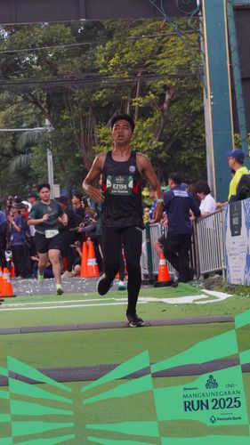 Race photo from Mangkunegaran Run 2025