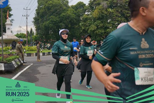 Race photo from Mangkunegaran Run 2025