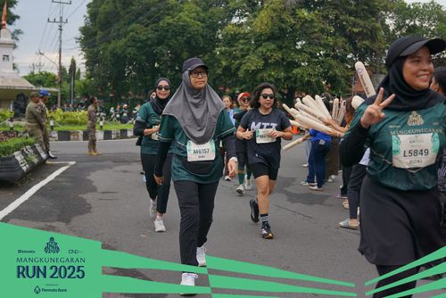 Race photo from Mangkunegaran Run 2025