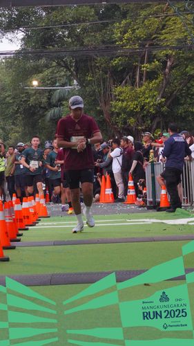 Race photo from Mangkunegaran Run 2025