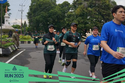 Race photo from Mangkunegaran Run 2025