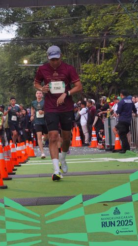 Race photo from Mangkunegaran Run 2025