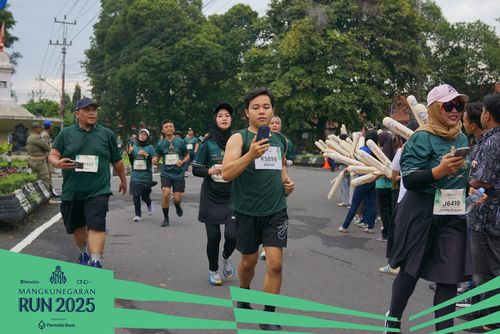 Race photo from Mangkunegaran Run 2025