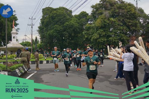Race photo from Mangkunegaran Run 2025