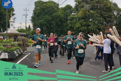 Race photo from Mangkunegaran Run 2025