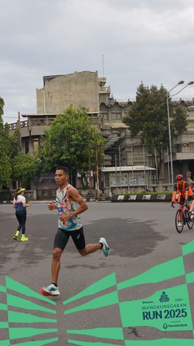 Race photo from Mangkunegaran Run 2025