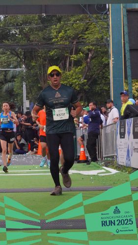 Race photo from Mangkunegaran Run 2025