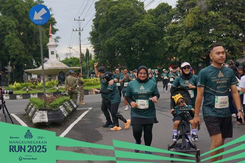 Race photo from Mangkunegaran Run 2025