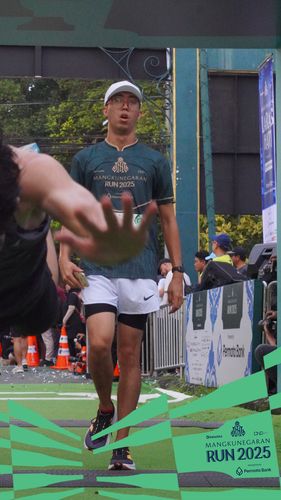 Race photo from Mangkunegaran Run 2025