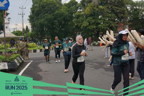 Race photo from Mangkunegaran Run 2025