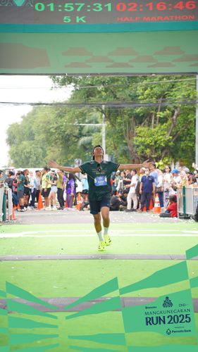 Race photo from Mangkunegaran Run 2025