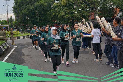 Race photo from Mangkunegaran Run 2025