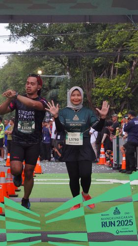 Race photo from Mangkunegaran Run 2025