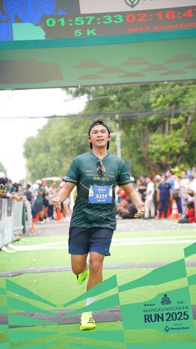Race photo from Mangkunegaran Run 2025