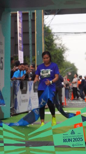 Race photo from Mangkunegaran Run 2025