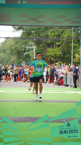 Race photo from Mangkunegaran Run 2025