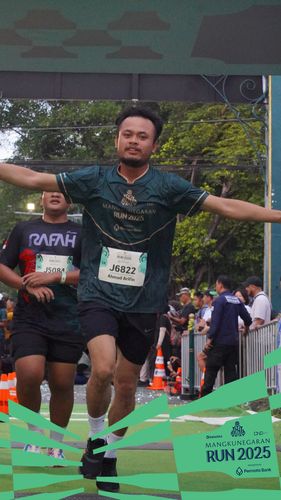 Race photo from Mangkunegaran Run 2025
