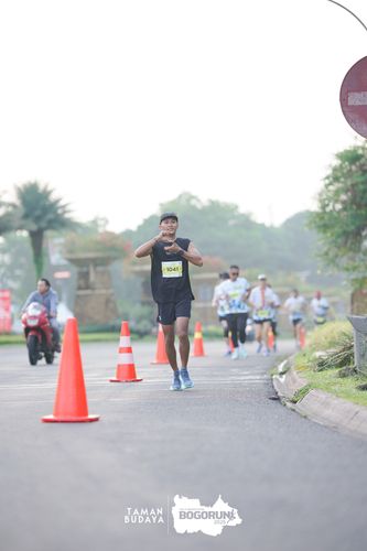 Race photo from Taman Budaya x BOGORUN 2025