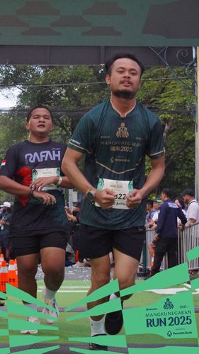 Race photo from Mangkunegaran Run 2025