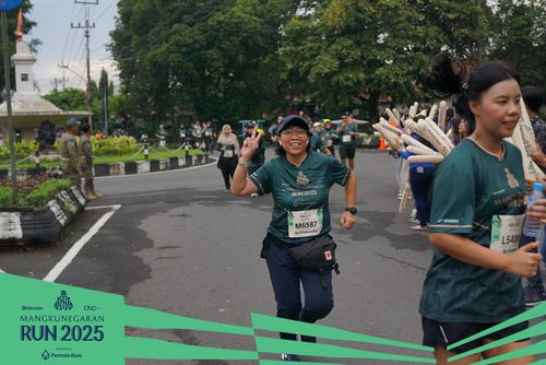 Race photo from Mangkunegaran Run 2025