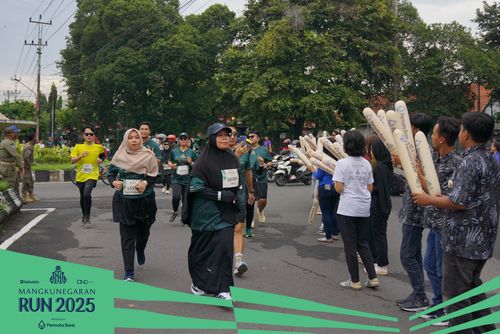 Race photo from Mangkunegaran Run 2025
