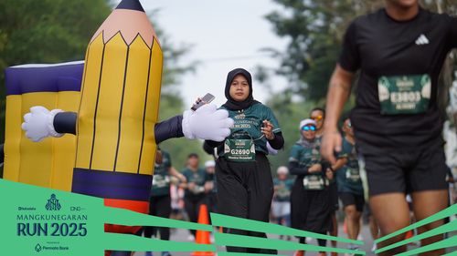 Race photo from Mangkunegaran Run 2025