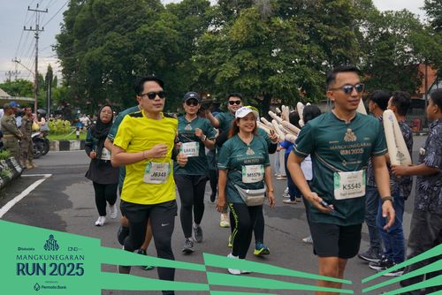 Race photo from Mangkunegaran Run 2025
