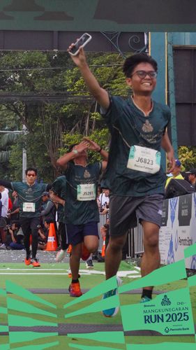 Race photo from Mangkunegaran Run 2025