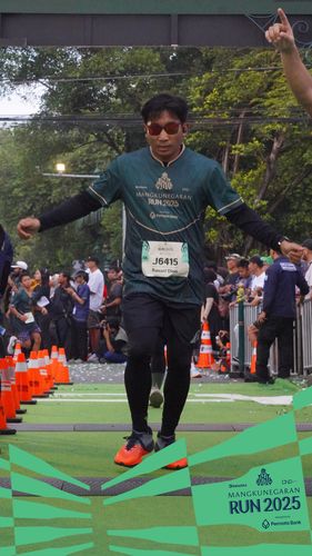 Race photo from Mangkunegaran Run 2025
