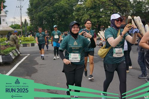 Race photo from Mangkunegaran Run 2025