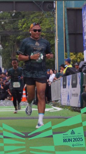Race photo from Mangkunegaran Run 2025