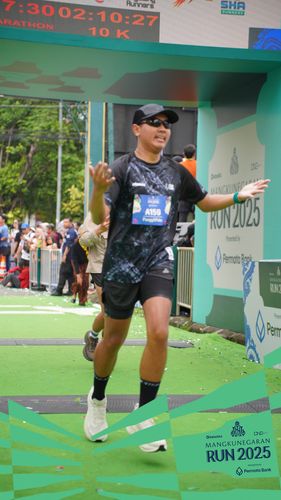 Race photo from Mangkunegaran Run 2025