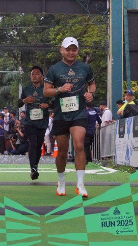 Race photo from Mangkunegaran Run 2025