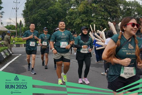 Race photo from Mangkunegaran Run 2025