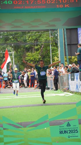 Race photo from Mangkunegaran Run 2025
