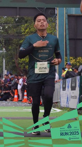Race photo from Mangkunegaran Run 2025