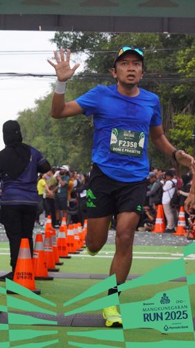 Race photo from Mangkunegaran Run 2025