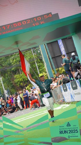 Race photo from Mangkunegaran Run 2025