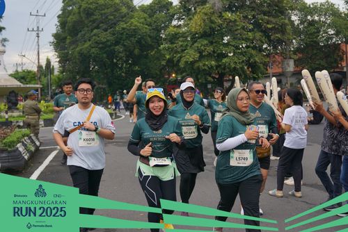 Race photo from Mangkunegaran Run 2025