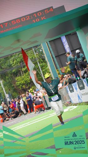 Race photo from Mangkunegaran Run 2025