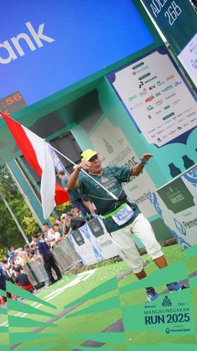 Race photo from Mangkunegaran Run 2025