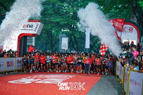 Race photo from ONE RUN 10K 2025